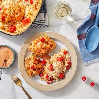 Oven-Baked Barbecue Chicken Thighs