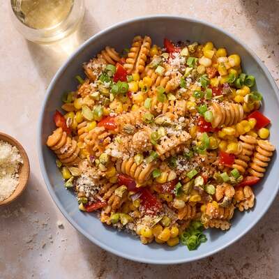 Corn & Red Pepper Whole Grain Pasta