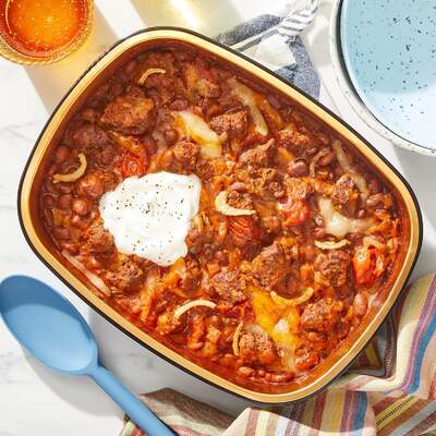Oven-Baked Beef Chili