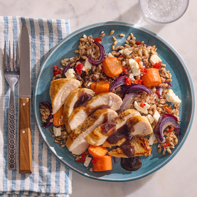 Pomegranate & Fig Glazed Chicken