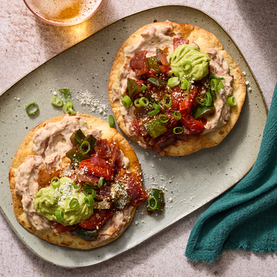 Chipotle Veggie Tostadas