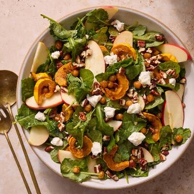 Fall Baby Kale & Apple Salad