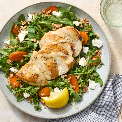 Honey Mustard Chicken & Farro Salad