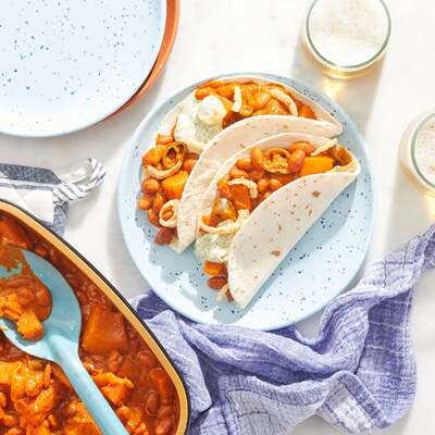 Squash & Pinto Bean Tacos