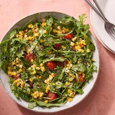 Corn & Arugula Salad