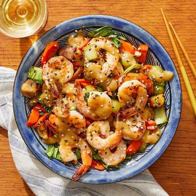 Miso-Butter Shrimp