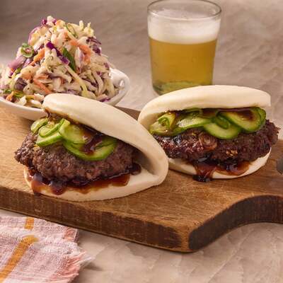 Beef Bao Buns & Hoisin Sauce