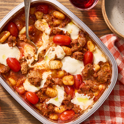 Hot Italian Sausage & Gnocchi