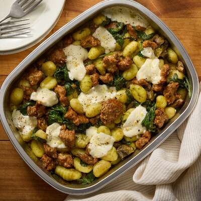 Pesto Gnocchi & Sausage