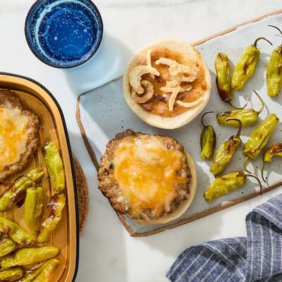 Smoky Pork Sausage Burgers