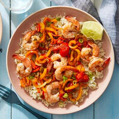 Spicy Veracruz-Style Shrimp