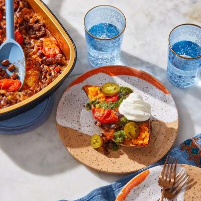 Mexican Stuffed Sweet Potatoes