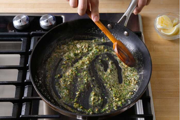 recipe-step-image-Make the sauce & plate your dish:  