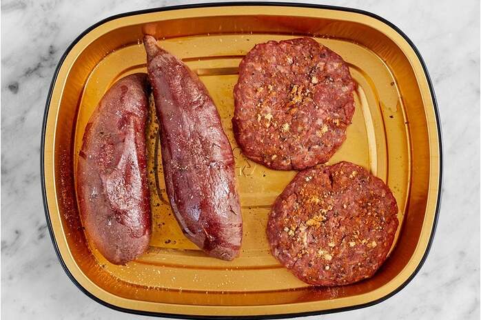 recipe-step-image-Form the patties & start the tray 