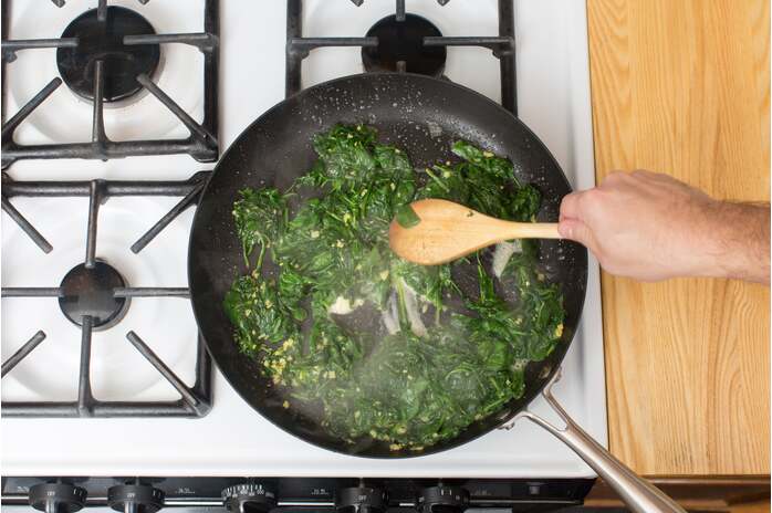 recipe-step-image-Finish the spinach: