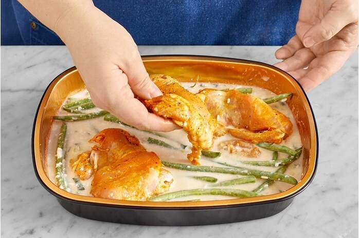 recipe-step-image-Prepare the chicken & bake the trays