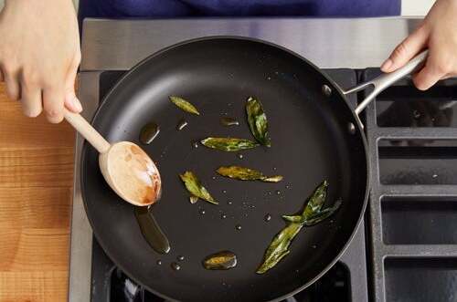 recipe-step-image-Fry the sage leaves