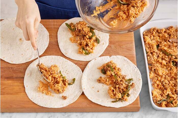 recipe-step-image-Assemble & bake the enchiladas