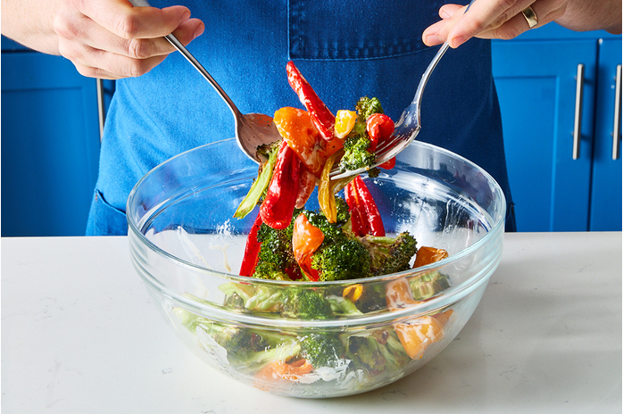 recipe-step-image-Dress the vegetables & serve your dish