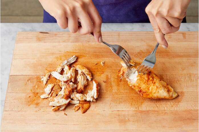 recipe-step-image-Bake & shred the chicken