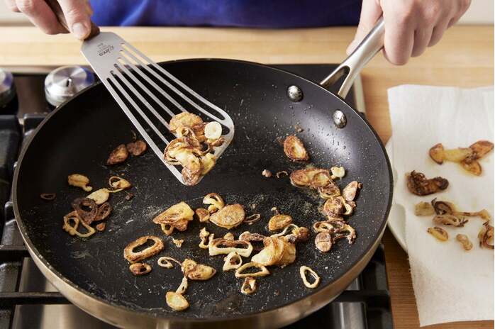 recipe-step-image-Coat & fry the shallot: