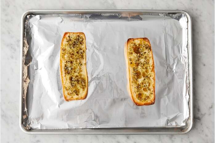 recipe-step-image-Make the garlic bread: