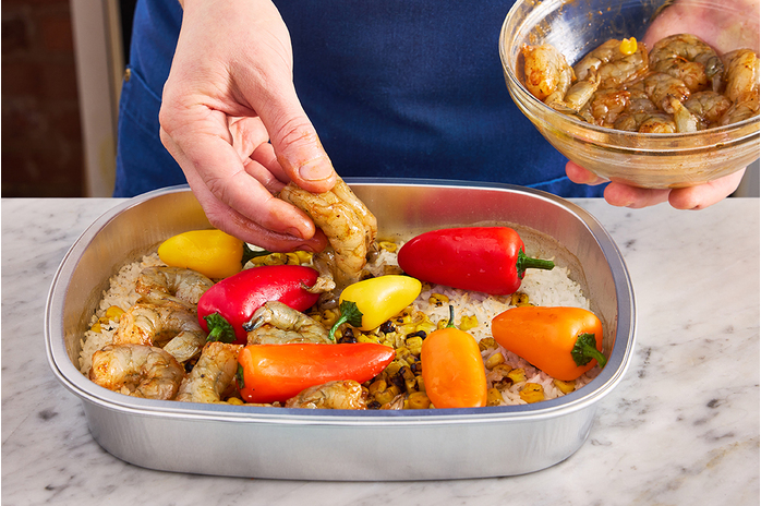 recipe-step-image-Assemble & bake the dish 