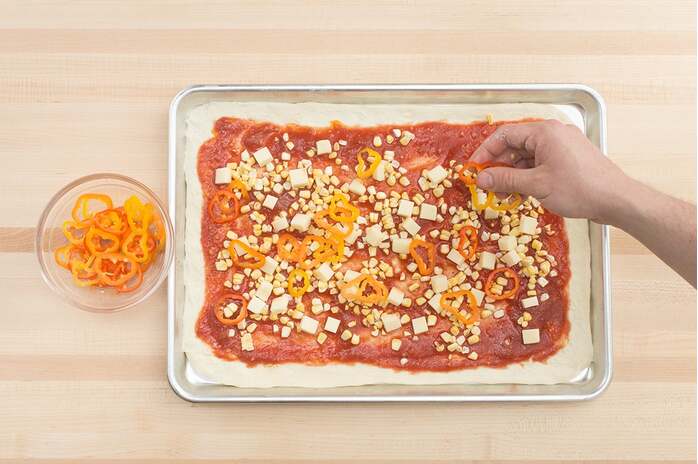 recipe-step-image-Assemble & bake the pizza: