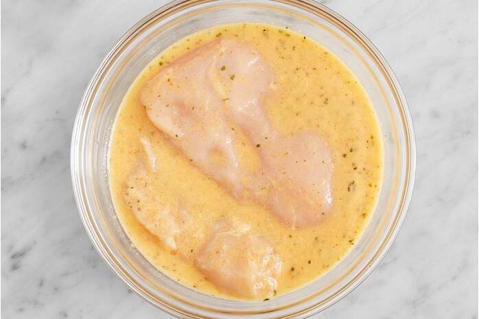 recipe-step-image-Pound & marinate the chicken