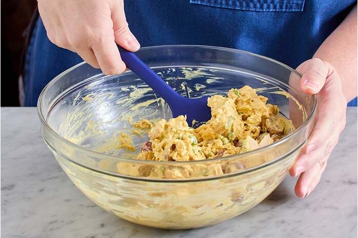 recipe-step-image-Make the chicken salad & serve your dish