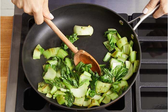 recipe-step-image-Cook the bok choy & serve your dish