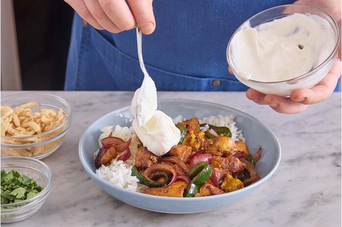 recipe-step-image-Finish the rice & serve your dish 
