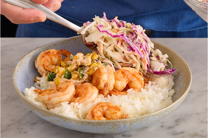 recipe-step-image-Warm the rice & serve your dish 