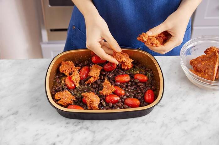 recipe-step-image-Add the chorizo & bake the tray