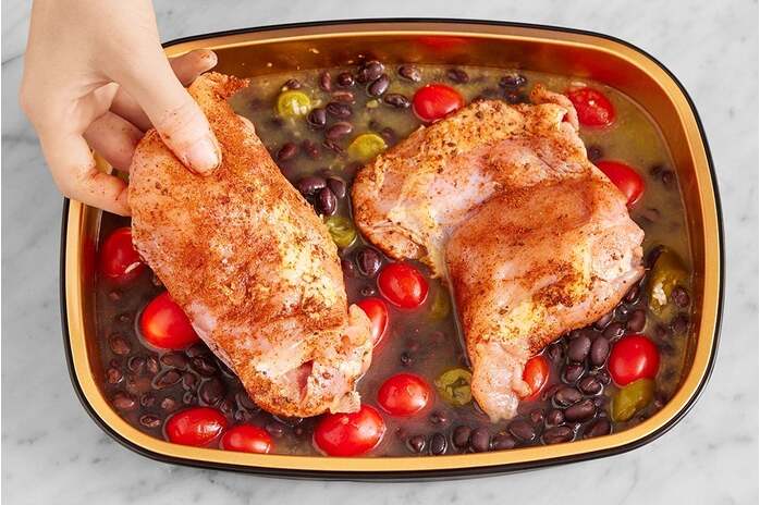 recipe-step-image-Prepare the chicken & bake the tray