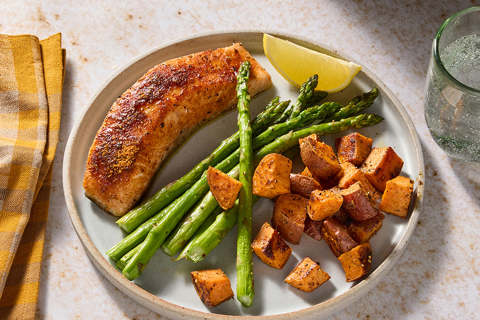Sheet Pan Cajun Salmon