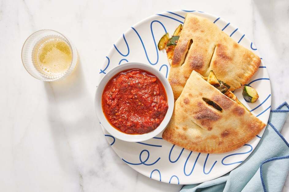 Three Cheese Calzones