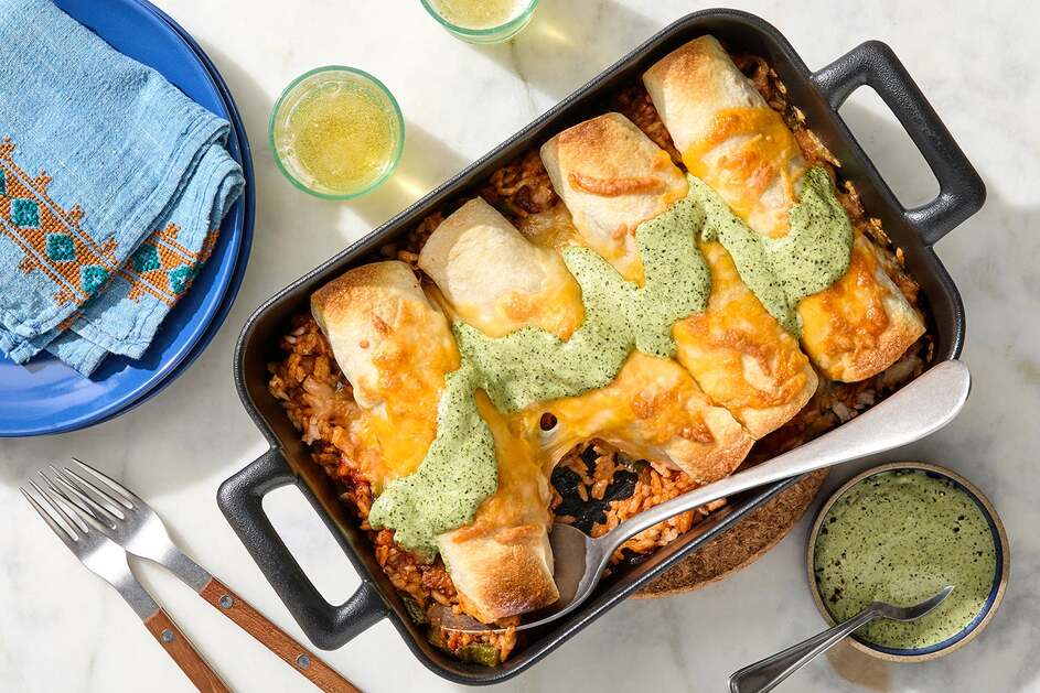 Chipotle Pork Enchiladas