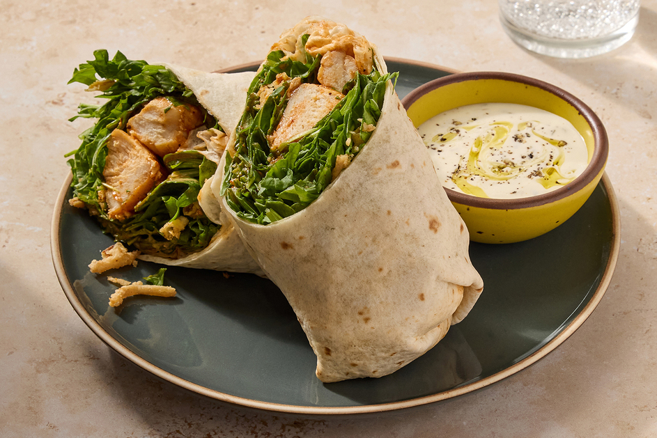 BBQ Chicken Wraps & Chipotle Ranch