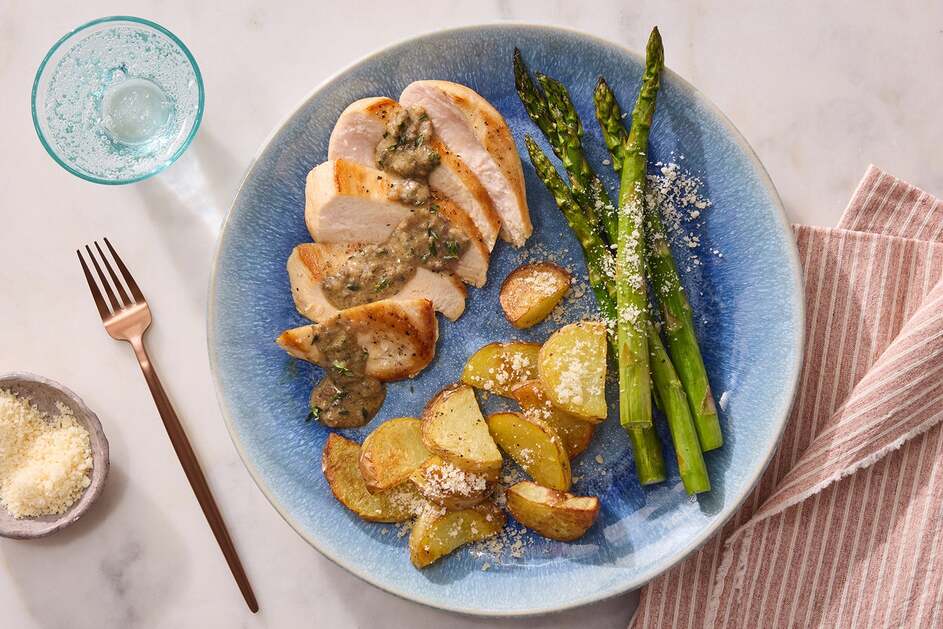 Seared Chicken & Mushroom Pan Sauce