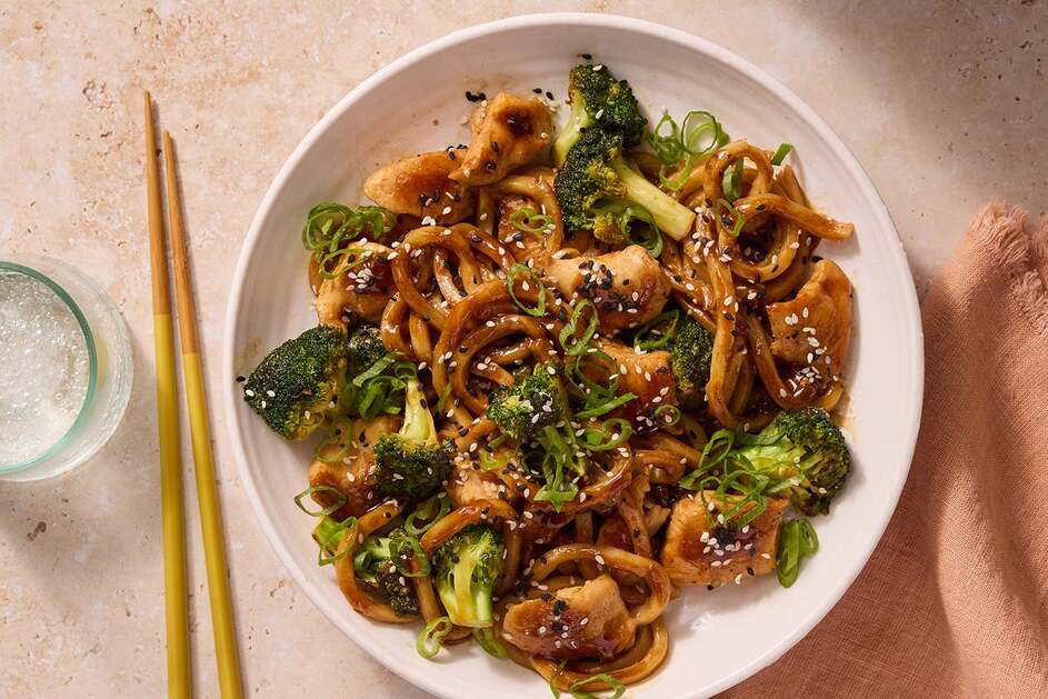 Chicken & Broccoli Udon Stir-Fry