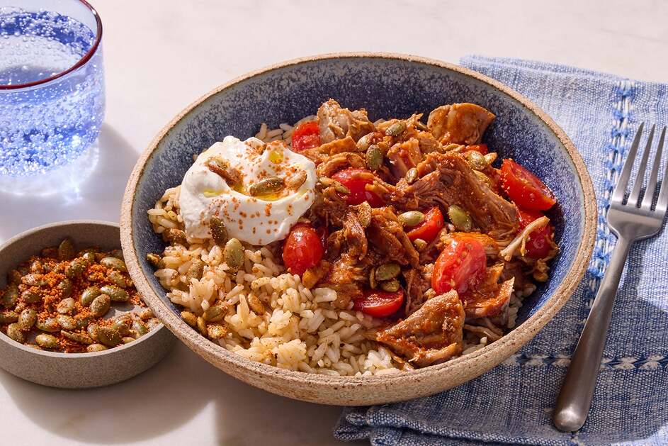 15-Min Guajillo Pulled Pork Bowls