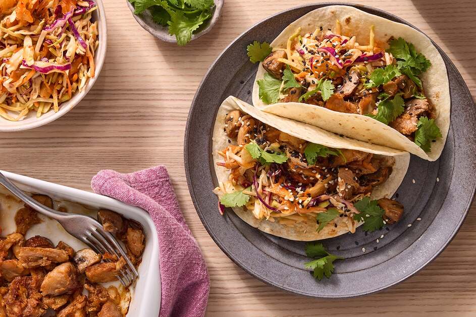 Korean-Style Pulled Pork Tacos