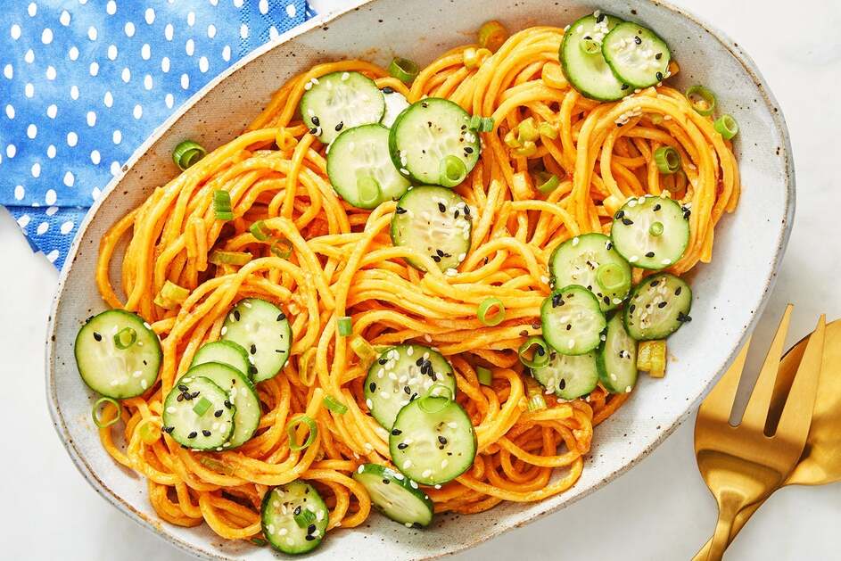 Cold Sesame-Peanut Noodles