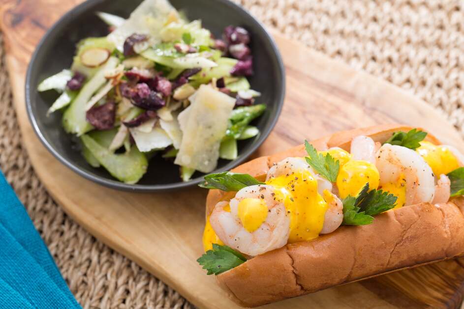 Sautéed Shrimp Sandwiches