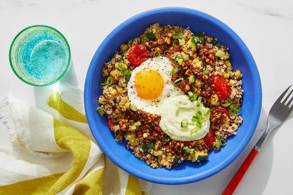 Quinoa, Corn & Zucchini Salad