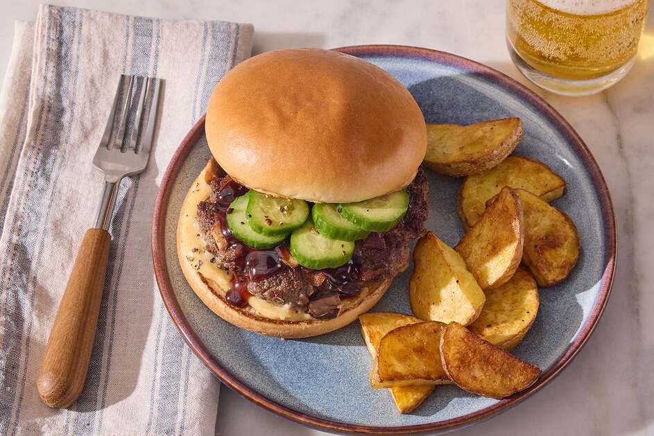 Shiitake & Hoisin Beef Burgers