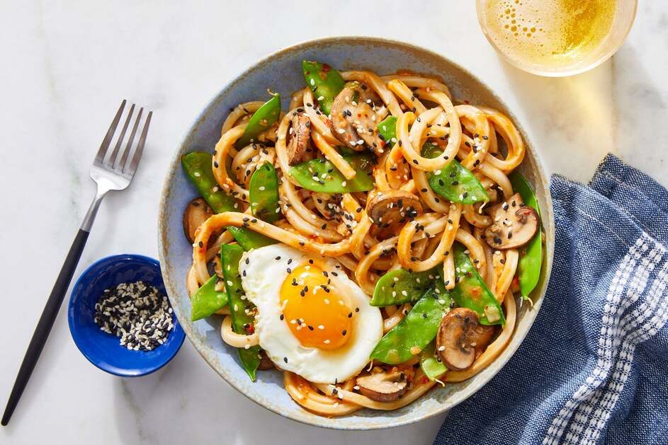 Peanut Udon Stir-Fry