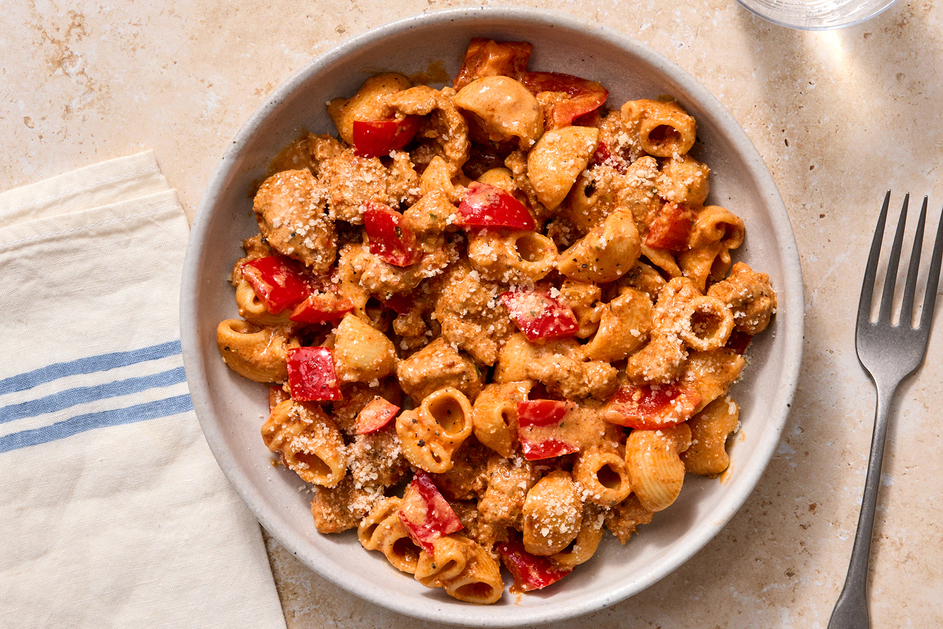 Romesco Pork Pasta
