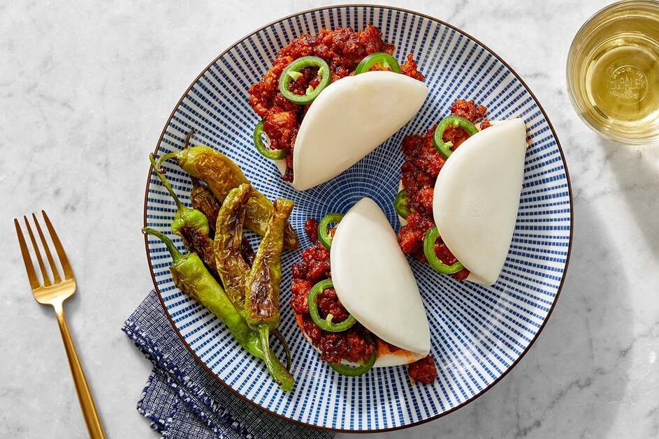 Hoisin Pork & Jalapeño Steam Buns